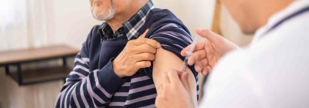 book a flu jab in Leicestershire