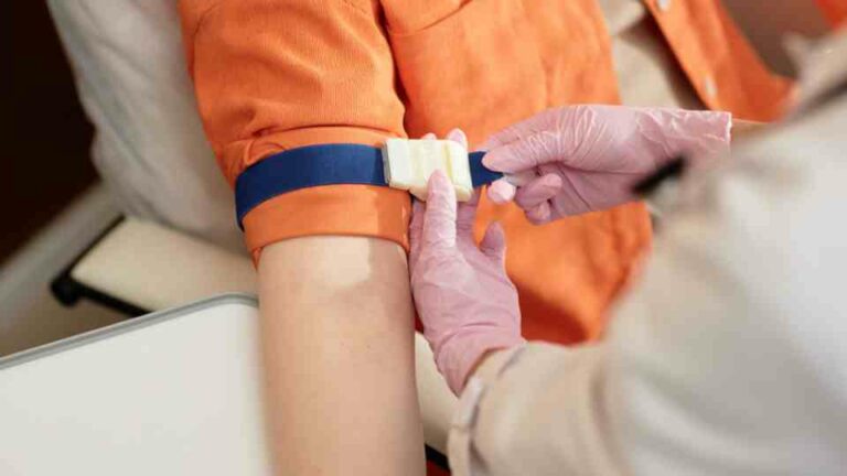 Private blood test
