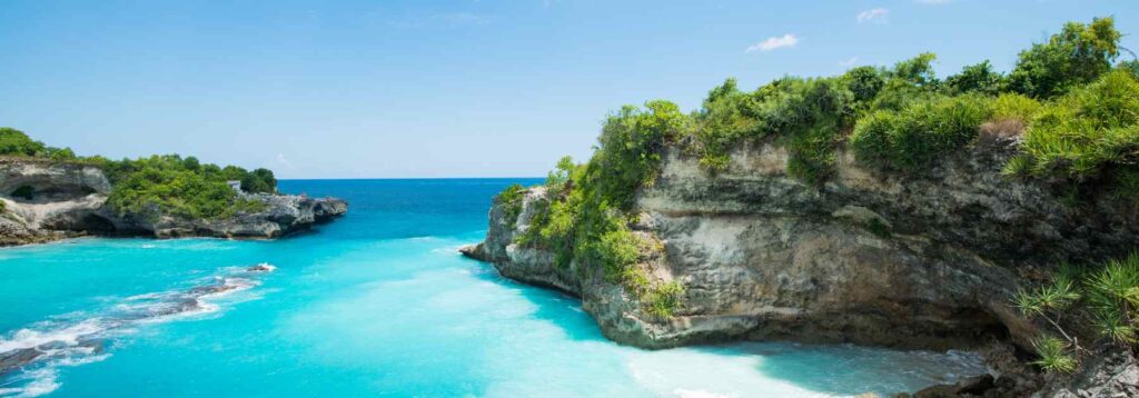 Tropical travel destination